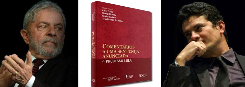 Um grupo de professores e juristas lançam nesta segunda-feira na PUC o livro 'Comentários a uma sentença anunciada: o processo Lula'.Segundo os autores, a publicação 'evidencia os abusos e inconsistências que configuraram na condução do processo contra Lula'; o livro reúne artigos de diversos juristas, como Lênio Streck e Pedro Estevam Serrano, Celso Antônio Bandeira de Mello, Weida Zancanner e José Eduardo Cardozo (Foto: Romulo Faro) Um grupo de professores e juristas lançam nesta segunda-feira na PUC o livro 'Comentários a uma sentença anunciada: o processo Lula'.Segundo os autores, a publicação 'evidencia os abusos e inconsistências que configuraram na condução do processo contra Lula'; o livro reúne artigos de diversos juristas, como Lênio Streck e Pedro Estevam Serrano, Celso Antônio Bandeira de Mello, Weida Zancanner e José Eduardo Cardozo