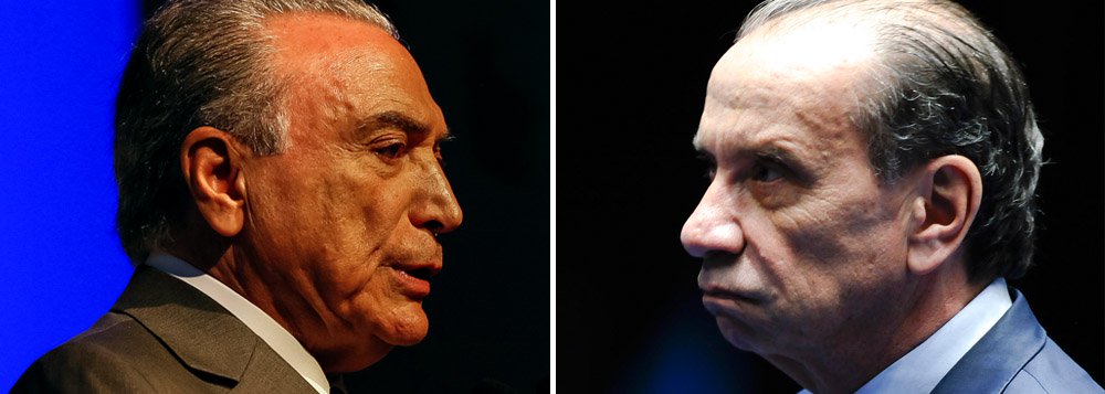 Depois do fiasco de José Serra, que brigou com países vizinhos e não conseguiu fazer com que o Brasil tivesse nem o respeito dos Estados Unidos, Michel Temer escolhe o senador Aloysio Nunes (PSDB-SP) para o Itamaraty; delatado pelas empreiteiras, Aloysio viajou aos Estados Unidos antes do golpe para pedir apoio à deposição da presidente eleita Dilma Rousseff; o tucano também é investigado no STF sob a acusação de crime eleitoral; anúncio ocorreu após o senador se reunir nesta tarde com Temer no Planalto (Foto: Gisele Federicce) Depois do fiasco de José Serra, que brigou com países vizinhos e não conseguiu fazer com que o Brasil tivesse nem o respeito dos Estados Unidos, Michel Temer escolhe o senador Aloysio Nunes (PSDB-SP) para o Itamaraty; delatado pelas empreiteiras, Aloysio viajou aos Estados Unidos antes do golpe para pedir apoio à deposição da presidente eleita Dilma Rousseff; o tucano também é investigado no STF sob a acusação de crime eleitoral; anúncio ocorreu após o senador se reunir nesta tarde com Temer no Planalto