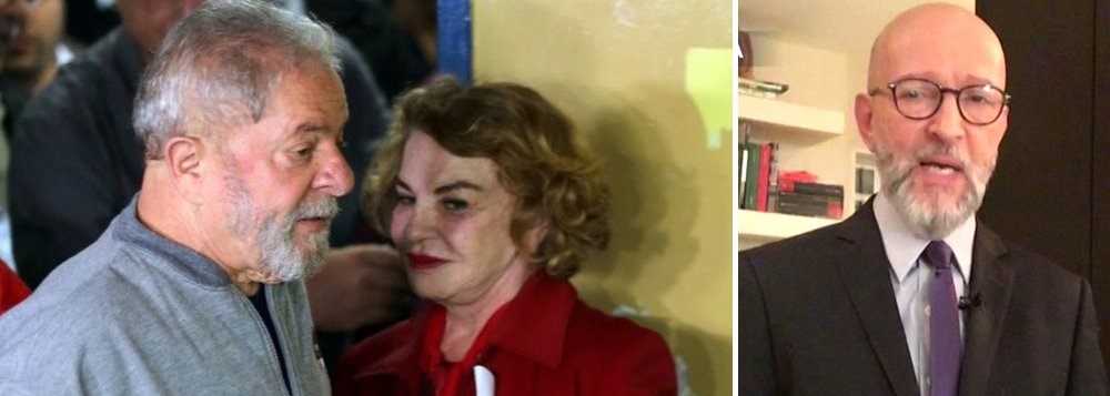 Ex-presidente Lula divulgou nesta sexta-feira, 29, uma carta aberta ao jornalista Josias de Souza, do UOL, rebatendo críticas que vem sofrendo do jornalista; Lula diz que Josias tem feito declarações cheias de "desrespeito e mentira" contra a memória da ex-primeira-dama Marisa Letícia; "Lula jamais acusou ou usou sua esposa de 'álibi'. Quem acusou, injustamente, sua esposa foram os procuradores da Lava Jato chefiados por Deltan Dallagnol, que o fizeram em processos sem sentido sobre pedalinhos e imóveis que jamais foram da família Lula, para tentar atingir o ex-presidente. Nem Lula nem Dona Marisa cometeram qualquer crime. Errada foi a divulgação de conversas telefônicas privadas da primeira-dama para fins políticos e midiáticos", diz a carta (Foto: Aquiles Lins) Ex-presidente Lula divulgou nesta sexta-feira, 29, uma carta aberta ao jornalista Josias de Souza, do UOL, rebatendo críticas que vem sofrendo do jornalista; Lula diz que Josias tem feito declarações cheias de "desrespeito e mentira" contra a memória da ex-primeira-dama Marisa Letícia; "Lula jamais acusou ou usou sua esposa de 'álibi'. Quem acusou, injustamente, sua esposa foram os procuradores da Lava Jato chefiados por Deltan Dallagnol, que o fizeram em processos sem sentido sobre pedalinhos e imóveis que jamais foram da família Lula, para tentar atingir o ex-presidente. Nem Lula nem Dona Marisa cometeram qualquer crime. Errada foi a divulgação de conversas telefônicas privadas da primeira-dama para fins políticos e midiáticos", diz a carta