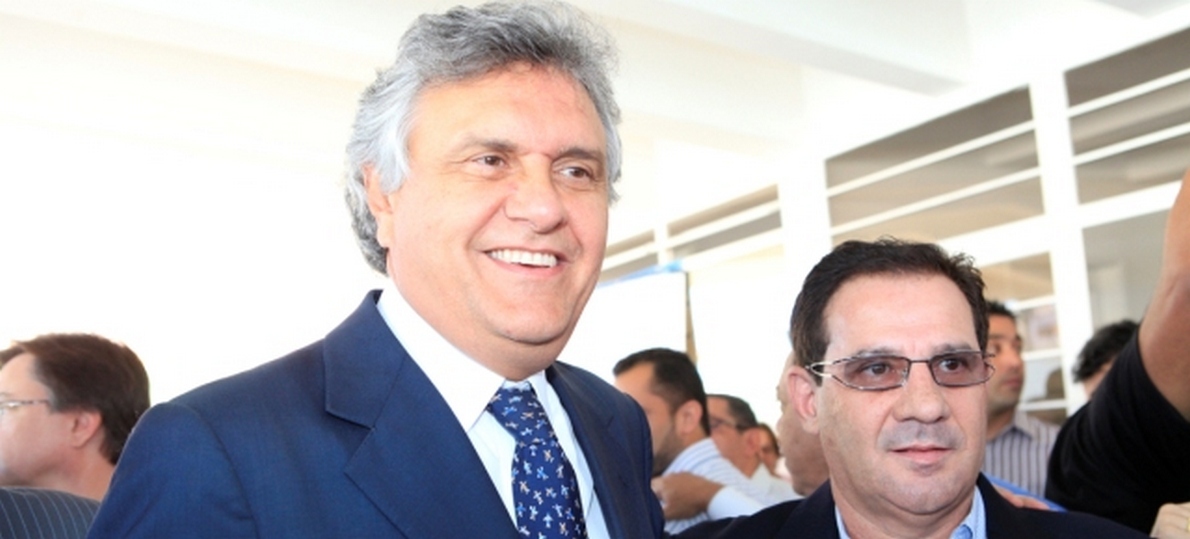 caiado e vanderlan (Foto: Chico Vigilante) caiado e vanderlan