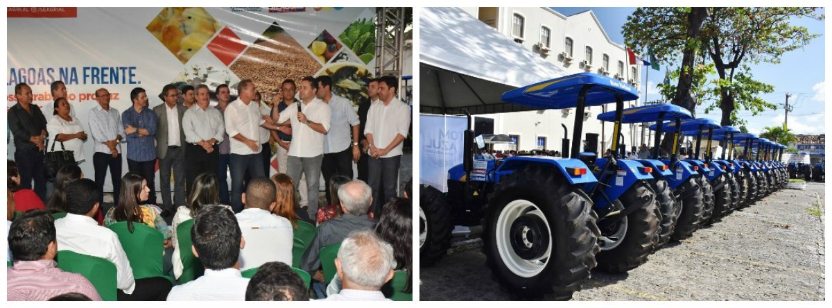 Na contramão do governo federal, que anunciou o corte de recursos para o Programa de Aquisição de Alimentos (PAA), o governador Renan Filho (PMDB) garantiu o fortalecimento do programa em Alagoas anunciando a criação de um PAA Estadual; "Daqui para o final do ano vamos fazer um grande ato público com a entrega de mais 120 tratores. Mas o maior ato é criar o PAA estadual, em substituição temporária a esse descaso do governo federal para com o PAA. Dessa forma, vamos garantir compras ao agricultor familiar", afirmou o governador (Foto: Voney Malta) Na contramão do governo federal, que anunciou o corte de recursos para o Programa de Aquisição de Alimentos (PAA), o governador Renan Filho (PMDB) garantiu o fortalecimento do programa em Alagoas anunciando a criação de um PAA Estadual; "Daqui para o final do ano vamos fazer um grande ato público com a entrega de mais 120 tratores. Mas o maior ato é criar o PAA estadual, em substituição temporária a esse descaso do governo federal para com o PAA. Dessa forma, vamos garantir compras ao agricultor familiar", afirmou o governador