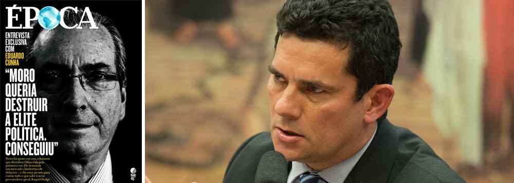 Em sua primeira entrevista após quase um ano de prisão, o ex-presidente da Câmara Eduardo Cunha atacou o juiz federal Sergio Moro; "Nós temos um juiz que se acha salvador da pátria. Ele quis montar uma operação Mãos Limpas no Brasil – uma operação com objetivo político. Queria destruir o establishment, a elite política. E conseguiu", afirmou; em pouco mais de três anos de funcionamento, a operação arrasou o setor de petróleo e gás e ainda as principais empreiteiras do Brasil; mais de um milhão de empregos foram fechados devido às perdas com os escândalos das investigações (Foto: Giuliana Miranda) Em sua primeira entrevista após quase um ano de prisão, o ex-presidente da Câmara Eduardo Cunha atacou o juiz federal Sergio Moro; "Nós temos um juiz que se acha salvador da pátria. Ele quis montar uma operação Mãos Limpas no Brasil – uma operação com objetivo político. Queria destruir o establishment, a elite política. E conseguiu", afirmou; em pouco mais de três anos de funcionamento, a operação arrasou o setor de petróleo e gás e ainda as principais empreiteiras do Brasil; mais de um milhão de empregos foram fechados devido às perdas com os escândalos das investigações