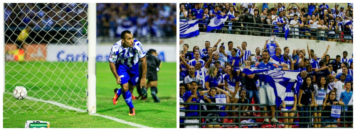 Com o estádio Rei Pelé, em Maceió, lotado, o CSA voltou a vencer o Tombense-MG, por 1 a 0, na noite desta segunda-feira (25), em jogo válido pelas quartas de final da Série C, e garantiu o retorno à série B do campeonato brasileiro de 2018, além da vaga na semifinal da competição, onde vai enfrentar o São Bento-SP no próximo fim de semana; o gol do Azulão foi de Edinho, aos 17 minutos do primeiro tempo; no jogo anterior, o Azulão bateu o time mineiro por 2 a 0 (Foto: Voney Malta) Com o estádio Rei Pelé, em Maceió, lotado, o CSA voltou a vencer o Tombense-MG, por 1 a 0, na noite desta segunda-feira (25), em jogo válido pelas quartas de final da Série C, e garantiu o retorno à série B do campeonato brasileiro de 2018, além da vaga na semifinal da competição, onde vai enfrentar o São Bento-SP no próximo fim de semana; o gol do Azulão foi de Edinho, aos 17 minutos do primeiro tempo; no jogo anterior, o Azulão bateu o time mineiro por 2 a 0