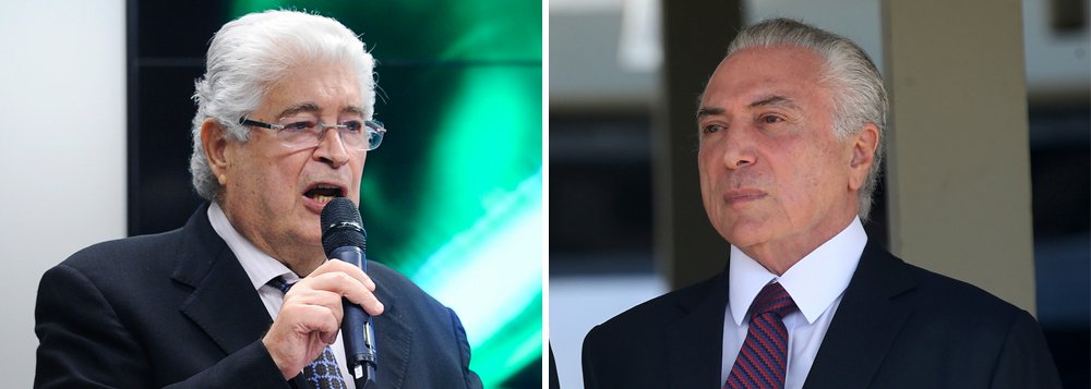 "Transformaram nosso país em Republica bananeira", critica o senador Roberto Requião (PMDB-PR) pelo Twitter; nessa semana, um relatório preliminar da Polícia Federal enviado ao STF configurou com "vigor" como crime de corrupção passiva a relação entre Temer e o ex-deputado Rodrigo Rocha Loures (PMDB-PR) (Foto: Gisele Federicce) "Transformaram nosso país em Republica bananeira", critica o senador Roberto Requião (PMDB-PR) pelo Twitter; nessa semana, um relatório preliminar da Polícia Federal enviado ao STF configurou com "vigor" como crime de corrupção passiva a relação entre Temer e o ex-deputado Rodrigo Rocha Loures (PMDB-PR)