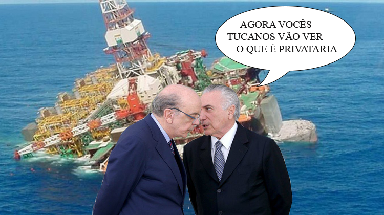 O verdadeiro roubo que ocorreu e que deverá se intensificar nos próximos leilões de cessão de áreas para petrolíferas estrangeiras explorarem (Foto: Eduardo Guimarães) O verdadeiro roubo que ocorreu e que deverá se intensificar nos próximos leilões de cessão de áreas para petrolíferas estrangeiras explorarem