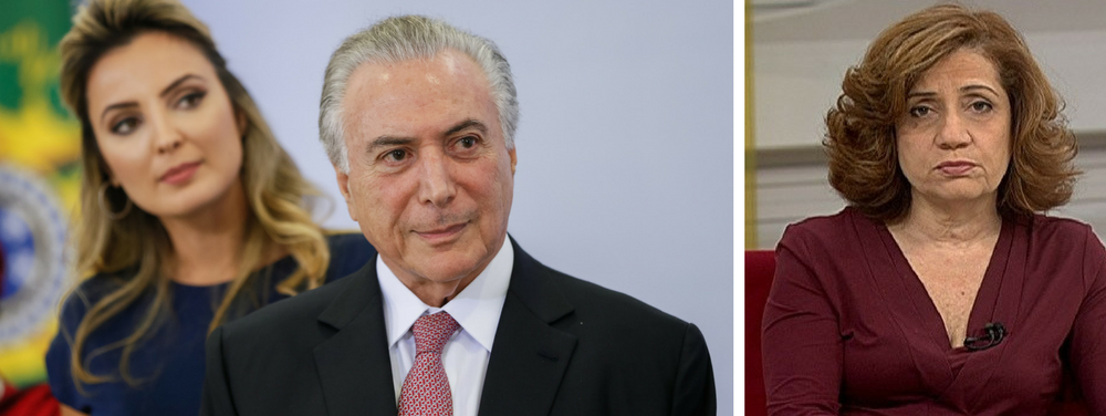 "Não foi gafe do presidente. Ele é assim. Estava convencido de que era uma homenagem às mulheres quando disse toda aquela coleção de frases feitas e velhas que confirmam o papel tradicional da mulher. Michel Temer, quando organizou seu ministério só com homens, ouviu críticas. Prometeu, então, procurar alguém 'do mundo feminino2. Para ele, somos do outro mundo.", escreve a jornalista Miriam Leitão nesta sexta-feira a respeito das polêmicas declarações de Temer no dia internacional da mulher (Foto: Giuliana Miranda) "Não foi gafe do presidente. Ele é assim. Estava convencido de que era uma homenagem às mulheres quando disse toda aquela coleção de frases feitas e velhas que confirmam o papel tradicional da mulher. Michel Temer, quando organizou seu ministério só com homens, ouviu críticas. Prometeu, então, procurar alguém 'do mundo feminino2. Para ele, somos do outro mundo.", escreve a jornalista Miriam Leitão nesta sexta-feira a respeito das polêmicas declarações de Temer no dia internacional da mulher