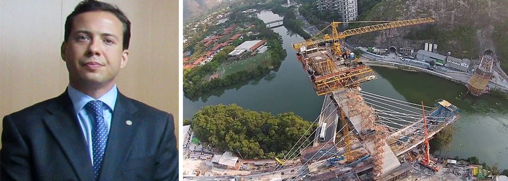 Ao citar as obras da Linha 4 do metrô, Jonas Lopes Neto, filho do ex-presidente do TCE-RJ Jonas Lopes de Carvalho Júnior, afirmou em delação premiada que o pagamento da propina a conselheiros do tribunal, presos pela PF, estava sempre em dia, enquanto faltava dinheiro para as obras, que ficaram atrasadas; segundo ele, o dinheiro veio das empreiteiras que construíram o metrô; delator citou as quantias que ele diz ter pego; a maior veio da Odebrecht (R$ 1 milhão, em 4 parcelas); em outra delação, o Tribunal de Contas do Município (TCM) também foi acusado de receber pagamento ilegais para ser menos rigoroso na fiscalização de obras públicas
(Foto: Leonardo Lucena)
Ao citar as obras da Linha 4 do metrô, Jonas Lopes Neto, filho do ex-presidente do TCE-RJ Jonas Lopes de Carvalho Júnior, afirmou em delação premiada que o pagamento da propina a conselheiros do tribunal, presos pela PF, estava sempre em dia, enquanto faltava dinheiro para as obras, que ficaram atrasadas; segundo ele, o dinheiro veio das empreiteiras que construíram o metrô; delator citou as quantias que ele diz ter pego; a maior veio da Odebrecht (R$ 1 milhão, em 4 parcelas); em outra delação, o Tribunal de Contas do Município (TCM) também foi acusado de receber pagamento ilegais para ser menos rigoroso na fiscalização de obras públicas