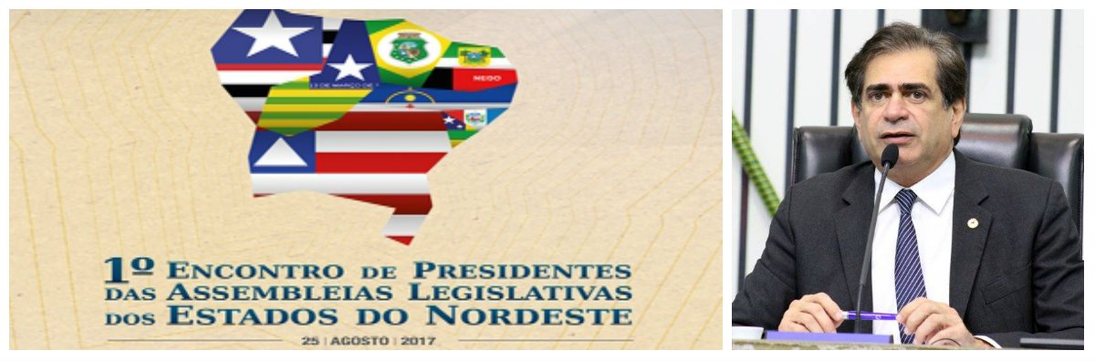 Sob a coordenação do presidente da Assembleia Legislativa do Ceará, deputado Zezinho Albuquerque (PDT), está sendo realizado, nesta sexta-feira (25), o 1º Encontro de Presidentes das Assembleias Legislativas dos Estados do Nordeste. O principal objetivo do encontro é discutir a formação de um colegiado que congregue os dirigentes dos legislativos estaduais (Foto: Fatima 247) Sob a coordenação do presidente da Assembleia Legislativa do Ceará, deputado Zezinho Albuquerque (PDT), está sendo realizado, nesta sexta-feira (25), o 1º Encontro de Presidentes das Assembleias Legislativas dos Estados do Nordeste. O principal objetivo do encontro é discutir a formação de um colegiado que congregue os dirigentes dos legislativos estaduais