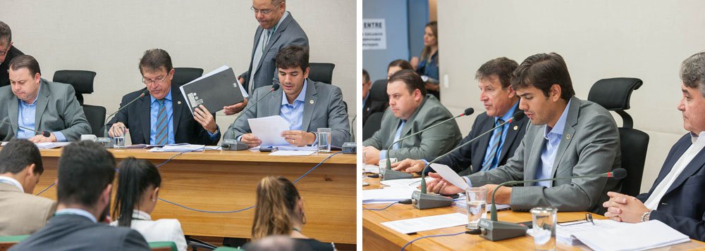 A Comissão de Economia, Orçamento e Finanças (CEOF) da Câmara Legislativa aprovou, o parecer preliminar do projeto, do Executivo, que estabelece as diretrizes orçamentárias para o exercício financeiro do próximo ano (LDO 2018); a previsão de receitas é de R$ 40,2 bilhões; considerados apenas os órgãos da administração submetidos ao Tesouro do DF, estima-se que as despesas com pessoal e encargos sociais corresponderão a R$ 15,03 bilhões, mas não contempla reajuste salarial para o ano que vem; como consequência, as 32 categorias do funcionalismo público que aguardam o repasse da terceira parcela do aumento, servidores da segurança pública e de outros segmentos não terão aumento (Foto: Leonardo Lucena) A Comissão de Economia, Orçamento e Finanças (CEOF) da Câmara Legislativa aprovou, o parecer preliminar do projeto, do Executivo, que estabelece as diretrizes orçamentárias para o exercício financeiro do próximo ano (LDO 2018); a previsão de receitas é de R$ 40,2 bilhões; considerados apenas os órgãos da administração submetidos ao Tesouro do DF, estima-se que as despesas com pessoal e encargos sociais corresponderão a R$ 15,03 bilhões, mas não contempla reajuste salarial para o ano que vem; como consequência, as 32 categorias do funcionalismo público que aguardam o repasse da terceira parcela do aumento, servidores da segurança pública e de outros segmentos não terão aumento