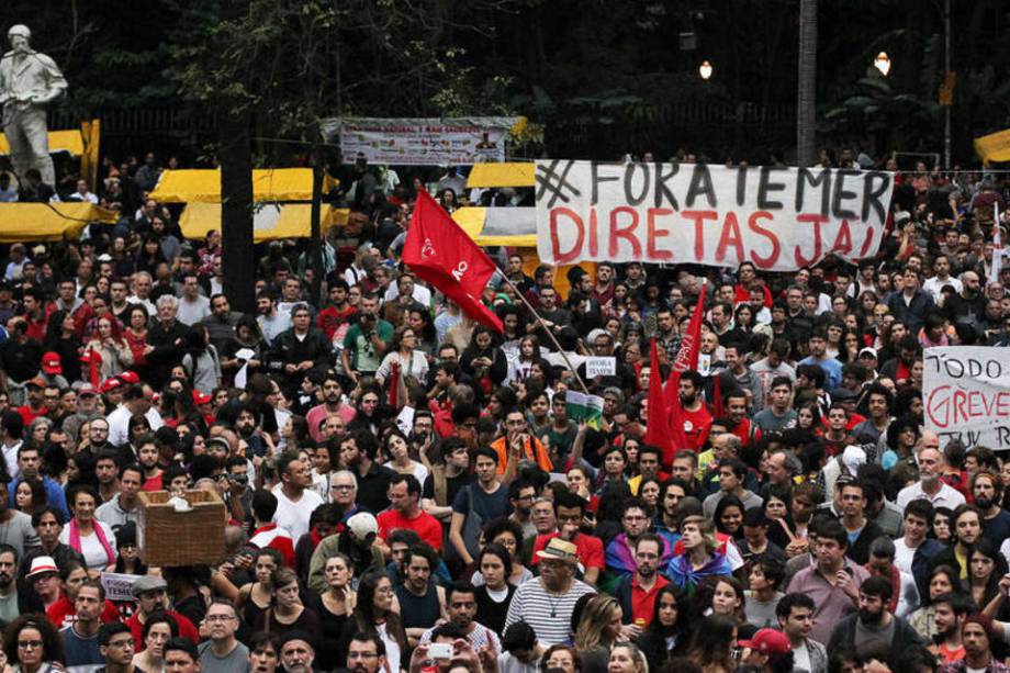 Fora, Temer. Diretas Já (Foto: Alice Portugal) Fora, Temer. Diretas Já