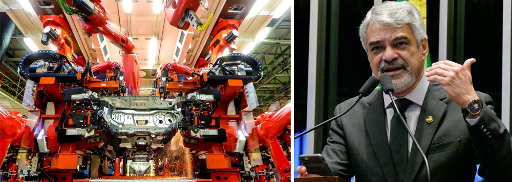 Líder da oposição no Senado, Humberto Costa (PT-PE), saiu em defesa da Medida Provisória (MP) nº 471, de 2009, que renovou a concessão de incentivos fiscais para a indústria automobilística seguir com investimentos nas regiões Nordeste, Norte e Centro-Oeste; Humberto ressaltou que a MP, editada pelo ex-presidente Luiz Inácio Lula da Silva para ampliar uma política já implementada no governo Fernando Henrique Cardoso (PSDB), em 1999, e possibilitou a instalação da fábrica da Jeep/Fiat, em Pernambuco, e a ampliação da fábrica da Hyundai, em Goiás (Foto: Paulo Emílio) Líder da oposição no Senado, Humberto Costa (PT-PE), saiu em defesa da Medida Provisória (MP) nº 471, de 2009, que renovou a concessão de incentivos fiscais para a indústria automobilística seguir com investimentos nas regiões Nordeste, Norte e Centro-Oeste; Humberto ressaltou que a MP, editada pelo ex-presidente Luiz Inácio Lula da Silva para ampliar uma política já implementada no governo Fernando Henrique Cardoso (PSDB), em 1999, e possibilitou a instalação da fábrica da Jeep/Fiat, em Pernambuco, e a ampliação da fábrica da Hyundai, em Goiás