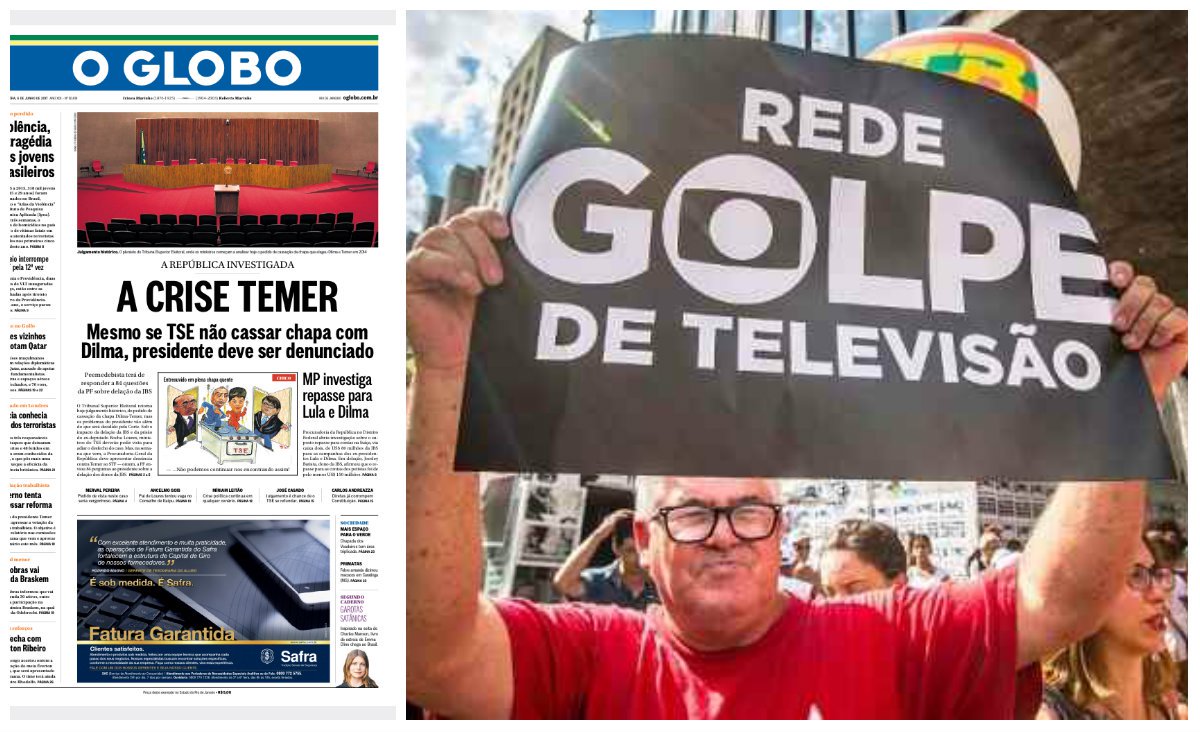 globo golpe (Foto: Esmael Morais) globo golpe