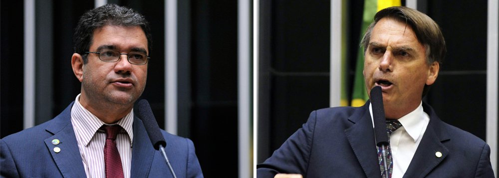 Inimigo declarado da esquerda brasileira, o deputado Jair Bolsonaro, além de exigir que fosse incluído um artigo no estatuto do PEN proibindo aliança com partidos deste campo ideológico para assinar a ficha de filiação, quer que o PEN tenha candidato a governador no Maranhão e se afaste da coligação do governador Flávio Dino; os dirigentes locais, no entanto, não concordam e ameaçam uma debandada geral; o primeiro a deixar o partido deverá o deputado federal Júnior Marreca (Foto: Leonardo Lucena) Inimigo declarado da esquerda brasileira, o deputado Jair Bolsonaro, além de exigir que fosse incluído um artigo no estatuto do PEN proibindo aliança com partidos deste campo ideológico para assinar a ficha de filiação, quer que o PEN tenha candidato a governador no Maranhão e se afaste da coligação do governador Flávio Dino; os dirigentes locais, no entanto, não concordam e ameaçam uma debandada geral; o primeiro a deixar o partido deverá o deputado federal Júnior Marreca