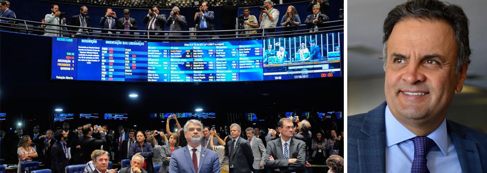 "Um ano e seis meses depois do golpe que afastou Dilma Rousseff, as sucessivas operações de guerra para construir uma ordem econômica e política em desacordo aberto com a vontade da maioria da população transformaram a Constituição num farrapo, que cada um utilizada como pode, conforme a conveniência", afirma Paulo Moreira Leite, em artigo para o 247; "O mesmo Senado que salvou o mandato de Aécio Neves, alegando que enfrentava o absolutismo judicial, manteve a prisão e afastamento de Delcídio do Amaral, em dezembro de 2015", lembra o jornalista (Foto: Paulo Moreira Leite) "Um ano e seis meses depois do golpe que afastou Dilma Rousseff, as sucessivas operações de guerra para construir uma ordem econômica e política em desacordo aberto com a vontade da maioria da população transformaram a Constituição num farrapo, que cada um utilizada como pode, conforme a conveniência", afirma Paulo Moreira Leite, em artigo para o 247; "O mesmo Senado que salvou o mandato de Aécio Neves, alegando que enfrentava o absolutismo judicial, manteve a prisão e afastamento de Delcídio do Amaral, em dezembro de 2015", lembra o jornalista