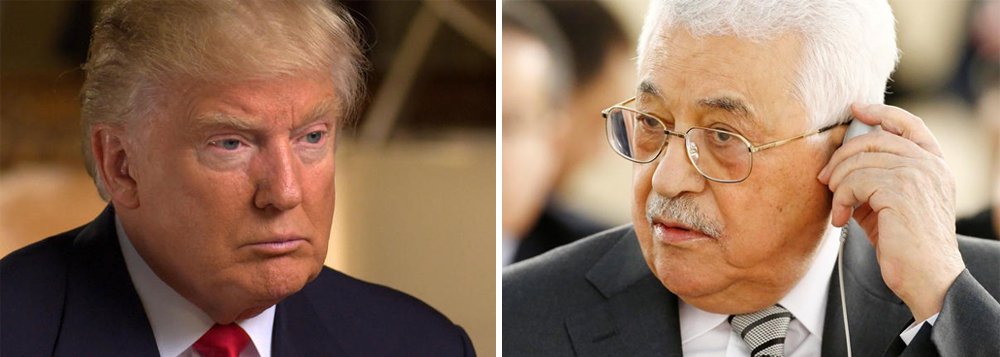 O presidente americano Donald Trump comunicou-se nesta sexta-feira 10 com o presidente palestino, Mahmud Abbas, e o convidou a visitar Washington em um futuro próximo, informou a WAFA, agência de notícias oficial palestina; "Trump afirmou seu compromisso com um processo que conduza a uma paz verdadeira entre palestinos e israelenses", disse à agência o porta-voz de Abbas, Nabil Abu Rudeineh (Foto: Gisele Federicce) O presidente americano Donald Trump comunicou-se nesta sexta-feira 10 com o presidente palestino, Mahmud Abbas, e o convidou a visitar Washington em um futuro próximo, informou a WAFA, agência de notícias oficial palestina; "Trump afirmou seu compromisso com um processo que conduza a uma paz verdadeira entre palestinos e israelenses", disse à agência o porta-voz de Abbas, Nabil Abu Rudeineh