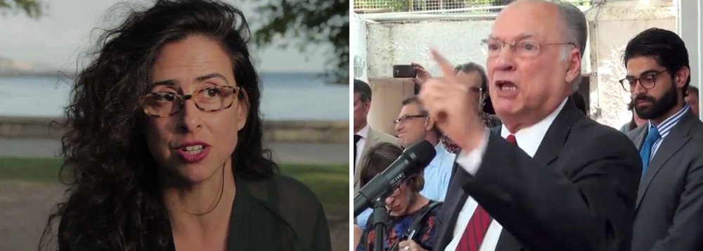 Colunista Alexandra Lucas Coelho, do jornal Público, o mais prestigiado de Portugal, não poupou críticas ao despreparo e a arrogância do ministro da Cultura, Roberto Freire, contra o escritor brasileiro Raduan Nassar na entrega do Prêmio Camões; "Não cabe ao ministro aprovar ou reprovar o discurso do premiado, não lhe cabe responder. Tal como não é preciso alguém estar de acordo com Raduan politicamente para entender como foi absurdo o que se passou", afirmou; "O prémio não é deste governo, é patrocinado por dois Estados, e atribuído por um júri. A sua aceitação nunca deverá implicar um discurso bem-agradecido"; leia artigo na íntegra (Foto: Aquiles Lins) Colunista Alexandra Lucas Coelho, do jornal Público, o mais prestigiado de Portugal, não poupou críticas ao despreparo e a arrogância do ministro da Cultura, Roberto Freire, contra o escritor brasileiro Raduan Nassar na entrega do Prêmio Camões; "Não cabe ao ministro aprovar ou reprovar o discurso do premiado, não lhe cabe responder. Tal como não é preciso alguém estar de acordo com Raduan politicamente para entender como foi absurdo o que se passou", afirmou; "O prémio não é deste governo, é patrocinado por dois Estados, e atribuído por um júri. A sua aceitação nunca deverá implicar um discurso bem-agradecido"; leia artigo na íntegra