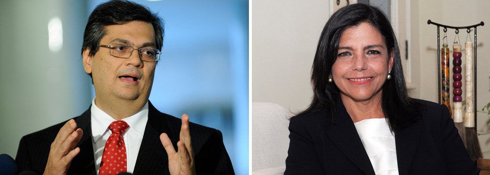 Se as eleições fossem hoje, o governador Flávio Dino, do PCdoB, seria reeleito com 32 pontos em relação à ex-governadora Roseana Sarney (PMDB); é o que mostra o cenário avaliado pela pesquisa Exata, divulgada nesta quarta-feira (04) pelo Jornal Pequeno; de acordo com o instituto, 60% dos maranhenses responderam que escolheriam a reeleição de Flávio Dino (Foto: Giuliana Miranda) Se as eleições fossem hoje, o governador Flávio Dino, do PCdoB, seria reeleito com 32 pontos em relação à ex-governadora Roseana Sarney (PMDB); é o que mostra o cenário avaliado pela pesquisa Exata, divulgada nesta quarta-feira (04) pelo Jornal Pequeno; de acordo com o instituto, 60% dos maranhenses responderam que escolheriam a reeleição de Flávio Dino