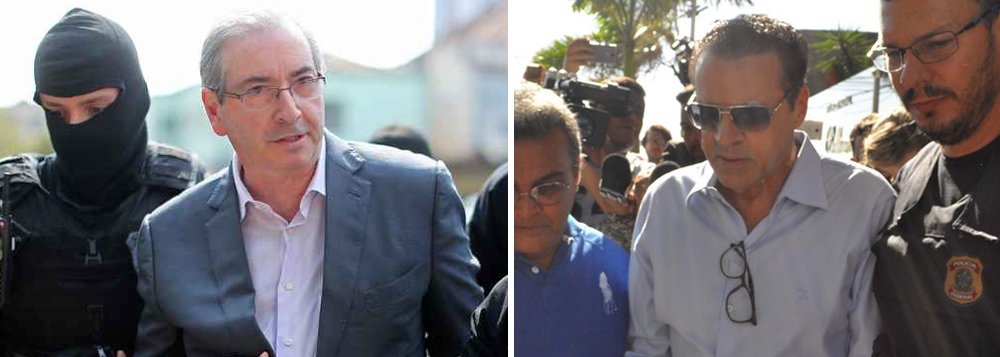 Ministério Público Federal (MPF) denunciou os ex-presidentes da Câmara dos Deputados Eduardo Cunha (PMDB-RJ) e Henrique Eduardo Alves (PMDB-RN) no âmbito da Operação Manus, deflagrada no começo de junho pela Polícia Federal, pelos crimes de lavagem de dinheiro, corrupção e organização criminosa; Cunha, que foi preso e condenado na Lava Jato, e Alves são acusados de receberem cerca de R$ 11,5 milhões em propinas pagas por empreiteiras; Para MPF, Cunha e Alves mantinham uma "parceria criminosa"; além deles, outras quatro pessoas também foram denunciadas pelo MPF (Foto: Paulo Emílio) Ministério Público Federal (MPF) denunciou os ex-presidentes da Câmara dos Deputados Eduardo Cunha (PMDB-RJ) e Henrique Eduardo Alves (PMDB-RN) no âmbito da Operação Manus, deflagrada no começo de junho pela Polícia Federal, pelos crimes de lavagem de dinheiro, corrupção e organização criminosa; Cunha, que foi preso e condenado na Lava Jato, e Alves são acusados de receberem cerca de R$ 11,5 milhões em propinas pagas por empreiteiras; Para MPF, Cunha e Alves mantinham uma "parceria criminosa"; além deles, outras quatro pessoas também foram denunciadas pelo MPF