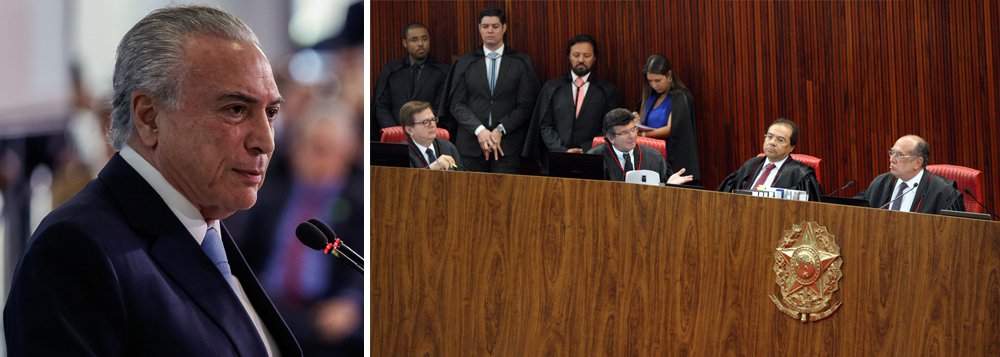 "A absolvição de Temer, que deverá ser utilizada com fins políticos para convencer o PSDB a não abandonar a pinguela do governo e manter-se de pé na luta contra a Globo, não significa que a sua campanha foi feita dentro da lisura exigida pelos cânones democráticos e ele é inocente, e sim que ele superou um de vários obstáculos na corrida pela sobrevivência de seu mandato, ameaçado pelas revelações de Joesley Batista e pelo vídeo em que seu amigo íntimo Rodrigo Rocha Loures aparece como 'homem da mala', para alguns e 'mula' para outros", diz o colunista do 247 Alex Solnik; "Temer vai ganhar essa parada, mas ainda não ganhou a guerra" (Foto: Alex Solnik) "A absolvição de Temer, que deverá ser utilizada com fins políticos para convencer o PSDB a não abandonar a pinguela do governo e manter-se de pé na luta contra a Globo, não significa que a sua campanha foi feita dentro da lisura exigida pelos cânones democráticos e ele é inocente, e sim que ele superou um de vários obstáculos na corrida pela sobrevivência de seu mandato, ameaçado pelas revelações de Joesley Batista e pelo vídeo em que seu amigo íntimo Rodrigo Rocha Loures aparece como 'homem da mala', para alguns e 'mula' para outros", diz o colunista do 247 Alex Solnik; "Temer vai ganhar essa parada, mas ainda não ganhou a guerra"