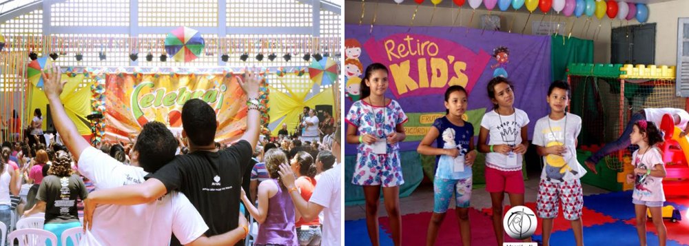 Há quem prefira um carnaval agitado, com direito a muito frevo, axé, confete e serpentina; no entanto, muitos optam pelos quatro dias de folia de uma maneira mais reservada, desmistificando a imagem de que carnaval se resume aos festejos de rua; o ritmo de carnaval, é, na verdade, usado para outro fim; em espaços fechados, como ginásios de escolas nas mais diversas comunidades cristãs, serve para cair na "folia de Cristo" e participar do chamado ‘retiro’ (Foto: Voney Malta) Há quem prefira um carnaval agitado, com direito a muito frevo, axé, confete e serpentina; no entanto, muitos optam pelos quatro dias de folia de uma maneira mais reservada, desmistificando a imagem de que carnaval se resume aos festejos de rua; o ritmo de carnaval, é, na verdade, usado para outro fim; em espaços fechados, como ginásios de escolas nas mais diversas comunidades cristãs, serve para cair na "folia de Cristo" e participar do chamado ‘retiro’