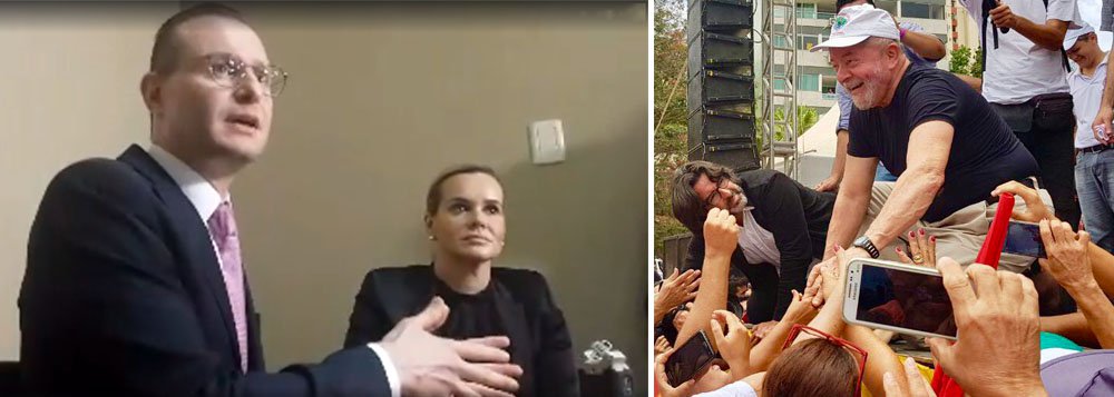 Os advogados Cristiano Zanin Martins e Waleska Martins anunciaram em coletiva de imprensa nesta tarde que 31 recibos originais de aluguel do apartamento que fica ao lado de onde mora o ex-presidente Lula, em São Bernardo, de propriedade de Glaucos da Costamarques, serão entregues ainda hoje ao juiz Sergio Moro; "Os documentos são autênticos e idôneos e provam que a locação foi regular, e que os pagamentos foram feitos. A questão da locação agora está esclarecida", afirmou Zanin; ele ressaltou ainda que o processo em que Lula é acusado de ter adquirido o apartamento com dinheiro de propina da Odebrecht não é referente ao aluguel do imóvel (Foto: Gisele Federicce) Os advogados Cristiano Zanin Martins e Waleska Martins anunciaram em coletiva de imprensa nesta tarde que 31 recibos originais de aluguel do apartamento que fica ao lado de onde mora o ex-presidente Lula, em São Bernardo, de propriedade de Glaucos da Costamarques, serão entregues ainda hoje ao juiz Sergio Moro; "Os documentos são autênticos e idôneos e provam que a locação foi regular, e que os pagamentos foram feitos. A questão da locação agora está esclarecida", afirmou Zanin; ele ressaltou ainda que o processo em que Lula é acusado de ter adquirido o apartamento com dinheiro de propina da Odebrecht não é referente ao aluguel do imóvel