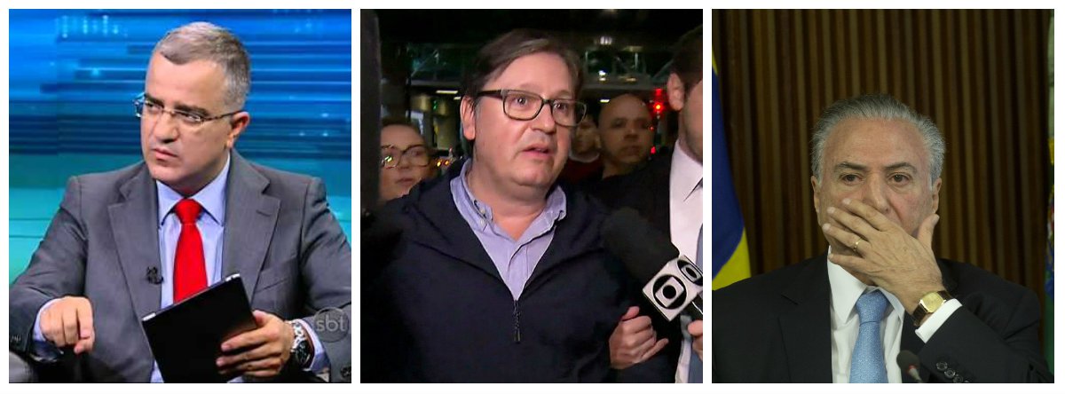 Jornalista Kennedy Alencar avalia que a prisão do ex-deputado federal Rodrigo Rocha Loures (PMDB-PR) "cria um fato político negativo para o presidente Michel Temer, trazendo mais complicadores políticos e jurídicos no momento em que o peemedebista luta para permanecer no poder";p ele, apesar de "uma eventual delação premiada não acontecer rapidamente", a "prisão de Rocha Loures já causa dano político a Temer, dificultando articulações junto a políticos e empresários para permanecer no poder. É provável que a detenção do ex-assessor presidencial acelere a apresentação de denúncia contra Temer" destaca (Foto: Paulo Emílio) Jornalista Kennedy Alencar avalia que a prisão do ex-deputado federal Rodrigo Rocha Loures (PMDB-PR) "cria um fato político negativo para o presidente Michel Temer, trazendo mais complicadores políticos e jurídicos no momento em que o peemedebista luta para permanecer no poder";p ele, apesar de "uma eventual delação premiada não acontecer rapidamente", a "prisão de Rocha Loures já causa dano político a Temer, dificultando articulações junto a políticos e empresários para permanecer no poder. É provável que a detenção do ex-assessor presidencial acelere a apresentação de denúncia contra Temer" destaca
