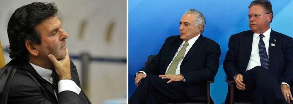 Na decisão em que autorizou a Polícia Federal a realizar busca e apreensão em três endereços ligados ao ministro Blairo Maggi, o ministro Luiz Fux, do STF, disse que os depoimentos e documentos apresentados a partir das delações, entre elas de Silval BArbosa (PMDB), indicam "veementes" indícios do crime de obstrução de investigação criminosa por parte de Blairo Magi, Cidinho Santos e outros quatro investigados; ao todo, o Supremo autorizou nesta quinta busca e apreensão em 65 endereços de deputados, empresários e do prefeito de Cuiabá, Emanuel Pinheiro (PMDB). Houve ainda o afastamento cautelar de cinco conselheiros do Tribunal de Contas do Estado de Mato Grosso (Foto: Aquiles Lins) Na decisão em que autorizou a Polícia Federal a realizar busca e apreensão em três endereços ligados ao ministro Blairo Maggi, o ministro Luiz Fux, do STF, disse que os depoimentos e documentos apresentados a partir das delações, entre elas de Silval BArbosa (PMDB), indicam "veementes" indícios do crime de obstrução de investigação criminosa por parte de Blairo Magi, Cidinho Santos e outros quatro investigados; ao todo, o Supremo autorizou nesta quinta busca e apreensão em 65 endereços de deputados, empresários e do prefeito de Cuiabá, Emanuel Pinheiro (PMDB). Houve ainda o afastamento cautelar de cinco conselheiros do Tribunal de Contas do Estado de Mato Grosso