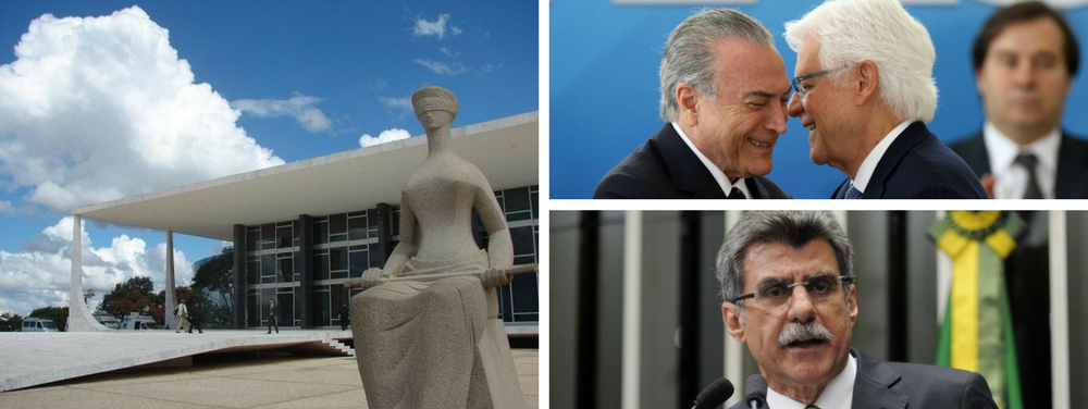 Stf, Moreira Franco, Temer, Jucá (Foto: Giuliana Miranda) Stf, Moreira Franco, Temer, Jucá
