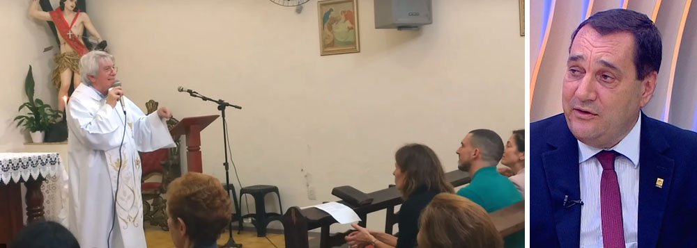 Missa de sétimo dia da morte do reitor da Universidade Federal de Santa Catarina (UFSC), Luiz Carlos Cancellier, realizada na última segunda-feira (9), em Florianópolis, foi marcada por um pedido feito pelo padre Vilson Groh para que a população lute contra o "estado de exceção" que vem sendo implantado no Brasil; segundo ele, é preciso lutar para manter a "garantia dos direitos humanos constitucionais construídos historicamente com muito sangue e luta de muita gente"; assista (Foto: Paulo Emílio) Missa de sétimo dia da morte do reitor da Universidade Federal de Santa Catarina (UFSC), Luiz Carlos Cancellier, realizada na última segunda-feira (9), em Florianópolis, foi marcada por um pedido feito pelo padre Vilson Groh para que a população lute contra o "estado de exceção" que vem sendo implantado no Brasil; segundo ele, é preciso lutar para manter a "garantia dos direitos humanos constitucionais construídos historicamente com muito sangue e luta de muita gente"; assista