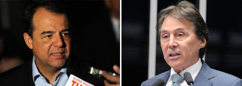 Petição apresentada pelos advogados do ex-governador do Rio Sérgio Cabral à Justiça Federal para levar o processo contra o peemedebista a instâncias superiores cita uma suposta propina de R$ 2 milhões a Cabral que teria sido disfarçada de doação da Andrade Gutierrez ao Diretório Nacional do PMDB na eleição de 2010; o pagamento foi registrado no TSE, e o recibo foi assinado pelo senador Eunício Oliveira (PMDB-CE), que tem foro no STF e era o tesoureiro do partido na ocasião; Eunício deve ser eleito presidente do Senado esta semana (Foto: Gisele Federicce) Petição apresentada pelos advogados do ex-governador do Rio Sérgio Cabral à Justiça Federal para levar o processo contra o peemedebista a instâncias superiores cita uma suposta propina de R$ 2 milhões a Cabral que teria sido disfarçada de doação da Andrade Gutierrez ao Diretório Nacional do PMDB na eleição de 2010; o pagamento foi registrado no TSE, e o recibo foi assinado pelo senador Eunício Oliveira (PMDB-CE), que tem foro no STF e era o tesoureiro do partido na ocasião; Eunício deve ser eleito presidente do Senado esta semana