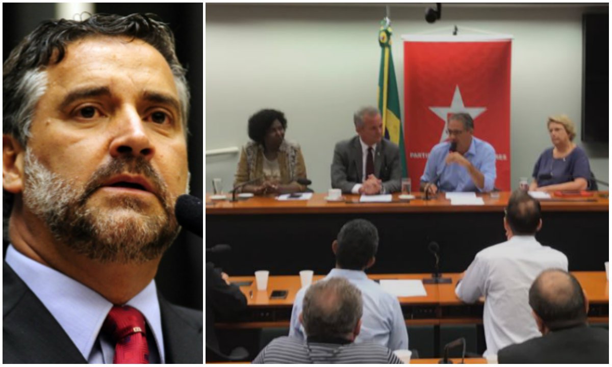 Deputado federal diz que são falsas as informações veiculadas na imprensa de que o líder do PT na Câmara, Carlos Zarattini (SP), tem articulado um bloco com PCdoB e PDT para apoiar a candidatura de Jovair Arantes (PTB-GO), relator do processo de impeachment de Dilma; Paulo Pimenta (PT-RS) destaca que o PT aprovou por aclamação nesta tarde o apoio ao candidato do PDT, André Figueiredo (CE) (Foto: Gisele Federicce) Deputado federal diz que são falsas as informações veiculadas na imprensa de que o líder do PT na Câmara, Carlos Zarattini (SP), tem articulado um bloco com PCdoB e PDT para apoiar a candidatura de Jovair Arantes (PTB-GO), relator do processo de impeachment de Dilma; Paulo Pimenta (PT-RS) destaca que o PT aprovou por aclamação nesta tarde o apoio ao candidato do PDT, André Figueiredo (CE)
