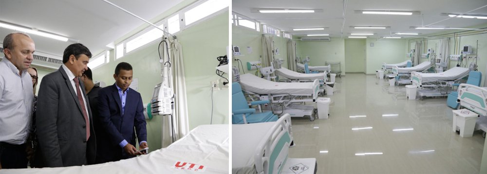 A Secretaria de Estado da Saúde (Sesapi) aumentou a oferta em assistência de alta complexidade para todo o estado; de dezembro de 2016 a janeiro de 2017, já foram entregues 34 leitos de unidade de terapia intensiva, entre adulto e neonatal; até o fim de 2018, a expectativa é que o Estado dobre o número, com a oferta de 150 leitos; mais um importante avanço na saúde pública do Piauí, que investe na descentralização dos serviços de saúde, tornando possível o atendimento mais qualificado e mais próximo da população (Foto: Leonardo Lucena) A Secretaria de Estado da Saúde (Sesapi) aumentou a oferta em assistência de alta complexidade para todo o estado; de dezembro de 2016 a janeiro de 2017, já foram entregues 34 leitos de unidade de terapia intensiva, entre adulto e neonatal; até o fim de 2018, a expectativa é que o Estado dobre o número, com a oferta de 150 leitos; mais um importante avanço na saúde pública do Piauí, que investe na descentralização dos serviços de saúde, tornando possível o atendimento mais qualificado e mais próximo da população