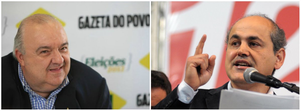 O prefeito de Curitiba, Rafael Greca (PMN), utilizou nesta segunda-feira (30) a tecnologia do PowerPoint do procurador Deltan Dallagnol, da Lava Jato, para denunciar suposto rombo de R$ 1,27 bilhão deixado pelo antecessor, Gustavo Fruet (PDT); a única diferença foi a cor: a apresentação de Dallagnol para tentar incriminar o ex-presidente Lula era azul, enquanto a de Grega é laranja (Foto: Gisele Federicce) O prefeito de Curitiba, Rafael Greca (PMN), utilizou nesta segunda-feira (30) a tecnologia do PowerPoint do procurador Deltan Dallagnol, da Lava Jato, para denunciar suposto rombo de R$ 1,27 bilhão deixado pelo antecessor, Gustavo Fruet (PDT); a única diferença foi a cor: a apresentação de Dallagnol para tentar incriminar o ex-presidente Lula era azul, enquanto a de Grega é laranja
