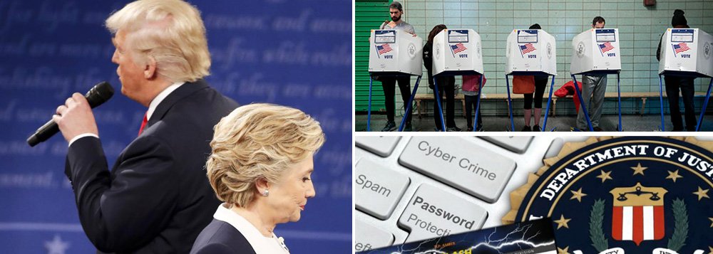 O FBI culpou diretamente serviços de inteligência da Rússia de interferirem na eleição presidencial de 2016 dos Estados Unidos, divulgando na quinta (29) o relatório mais definitivo sobre o tema até o momento, que incluiu amostras de códigos de computador nocivos que teriam sido usados em uma ampla campanha de invasões cibernéticas; alguns líderes republicanos expressaram revolta com o que chamaram de interferência da Rússia nas eleições norte-americanas, divergindo de seu próprio presidente eleito, Donald Trump; a Rússia nega (Foto: Valter Lima) O FBI culpou diretamente serviços de inteligência da Rússia de interferirem na eleição presidencial de 2016 dos Estados Unidos, divulgando na quinta (29) o relatório mais definitivo sobre o tema até o momento, que incluiu amostras de códigos de computador nocivos que teriam sido usados em uma ampla campanha de invasões cibernéticas; alguns líderes republicanos expressaram revolta com o que chamaram de interferência da Rússia nas eleições norte-americanas, divergindo de seu próprio presidente eleito, Donald Trump; a Rússia nega