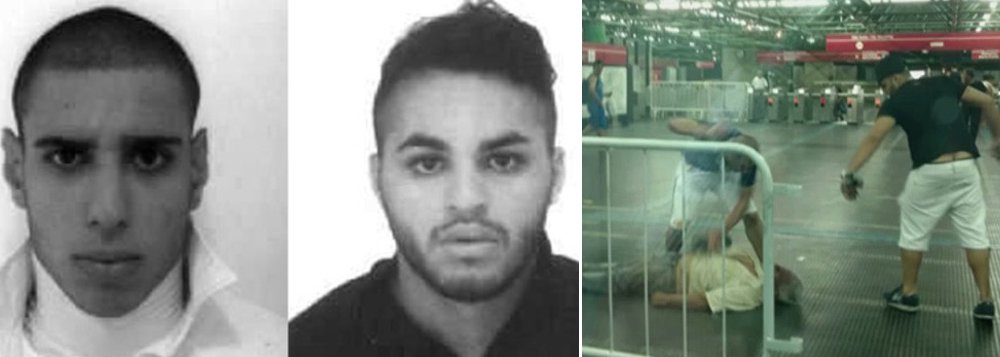 A Secretaria de Segurança Pública de São Paulo está oferecendo recompensa de R$ 50 mil por informações que levem à prisão dos suspeitos da morte de um vendedor ambulante na noite de Natal na Estação Pedro II, no centro da capital paulista; a Justiça aceitou o pedido de prisão temporária dos primos Ricardo Martins do Nascimento e Alípio Rogério Belo dos Santos, suspeitos da morte de Luiz Carlos Ruas; os agressores foram reconhecidos por meio de imagens de segurança do metrô (Foto: Romulo Faro) A Secretaria de Segurança Pública de São Paulo está oferecendo recompensa de R$ 50 mil por informações que levem à prisão dos suspeitos da morte de um vendedor ambulante na noite de Natal na Estação Pedro II, no centro da capital paulista; a Justiça aceitou o pedido de prisão temporária dos primos Ricardo Martins do Nascimento e Alípio Rogério Belo dos Santos, suspeitos da morte de Luiz Carlos Ruas; os agressores foram reconhecidos por meio de imagens de segurança do metrô
