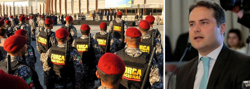 O governador Renan Filho (PMD) solicitou ao ministro da Justiça, Alexandre de Moraes, a ampliação da Força Nacional em Alagoas; solicitação deverá ser atendida a partir de janeiro, quando o efetivo nacional será de 7 mil oficiais em todo o Brasil; desse total, 400 homens serão enviados para o estado que, há dois anos, Alagoas vem registrando queda na quantidade de crimes (Foto: Voney Malta) O governador Renan Filho (PMD) solicitou ao ministro da Justiça, Alexandre de Moraes, a ampliação da Força Nacional em Alagoas; solicitação deverá ser atendida a partir de janeiro, quando o efetivo nacional será de 7 mil oficiais em todo o Brasil; desse total, 400 homens serão enviados para o estado que, há dois anos, Alagoas vem registrando queda na quantidade de crimes