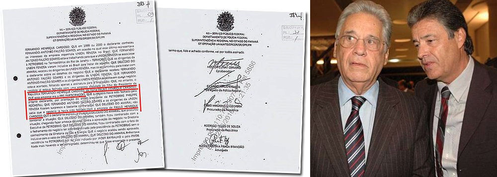 Quem foi que atravessou o negócio das turbinas e abocanhou a propina de US$ 10 milhões que caberia ao Delcídio? Foi o filho do Lula? Não! Foi o filho do FHC? Sim! (Foto: Giuliana Miranda) Quem foi que atravessou o negócio das turbinas e abocanhou a propina de US$ 10 milhões que caberia ao Delcídio? Foi o filho do Lula? Não! Foi o filho do FHC? Sim!
