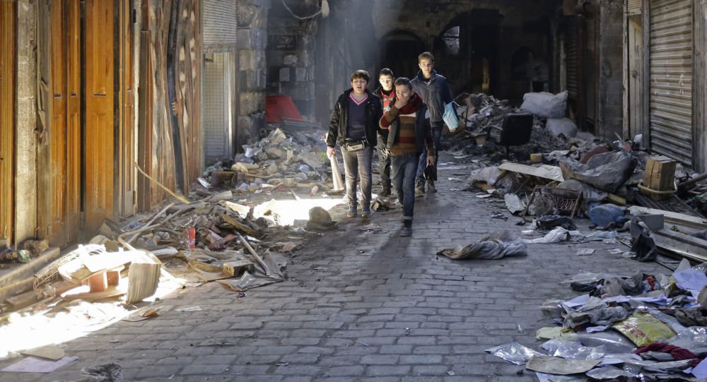 O representante oficial do Ministério da Defesa russo, major-general Igor Konashenkov, declarou que mais de 12.000 civis já retornaram às suas casas na parte oriental da cidade síria de Aleppo, localizada no norte do país; a cidade foi libertada em dezembro, por forças lideradas pela Rússia (Foto: Leonardo Attuch) O representante oficial do Ministério da Defesa russo, major-general Igor Konashenkov, declarou que mais de 12.000 civis já retornaram às suas casas na parte oriental da cidade síria de Aleppo, localizada no norte do país; a cidade foi libertada em dezembro, por forças lideradas pela Rússia