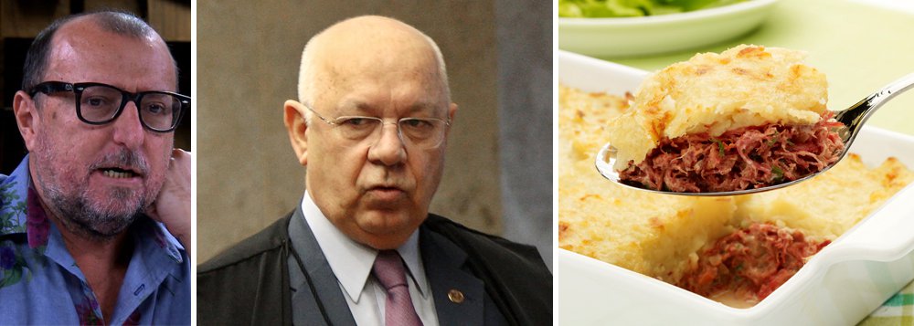 "Sigilo e silêncio na investigação da morte do Teori. Brasil, o país do escondidinho. Se fosse pelo menos d charque c/ macaxeira", ironizou o jornalista no Twitter; nesta segunda-feira, o juiz de Angra dos Reis Raffaele Felice Pirro decretou sigilo das investigações sobre a queda do avião que levava o ministro Teori Zavascki (Foto: Gisele Federicce) "Sigilo e silêncio na investigação da morte do Teori. Brasil, o país do escondidinho. Se fosse pelo menos d charque c/ macaxeira", ironizou o jornalista no Twitter; nesta segunda-feira, o juiz de Angra dos Reis Raffaele Felice Pirro decretou sigilo das investigações sobre a queda do avião que levava o ministro Teori Zavascki
