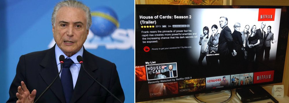 A bondade presidencial atende a uma antiga demanda dos impérios midiáticos, que reclamavam da "concorrência desleal" que fez desabar as audiências das emissoras de tevê e rádio e diminuir os bilionários anúncios publicitários (Foto: Altamiro Borges) A bondade presidencial atende a uma antiga demanda dos impérios midiáticos, que reclamavam da "concorrência desleal" que fez desabar as audiências das emissoras de tevê e rádio e diminuir os bilionários anúncios publicitários
