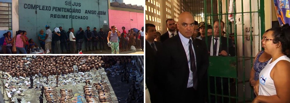 O massacre dos presos no Amazonas poderia ter sido evitado; por meio de escutas telefônicas, a Polícia Federal sabia há mais de um ano da intenção da facção criminosa Família do Norte (FDN) de matar "todos os membros" do grupo paulista PCC em presídios de Manaus; as informações constam em um relatório da instituição; mesmo documento foi usado como base para a Operação La Muralla, em novembro de 2015, quando foram cumpridos 127 mandados de prisão; apesar do documento, o ministro da Justiça, Alexandre de Moraes, responsável pela PF, admitiu apenas que o governo do Amazonas tinha conhecimento de um plano de fuga dos presos; enquanto isso, Michel Temer segue em silêncio sobre o assunto. (Foto: Giuliana Miranda) O massacre dos presos no Amazonas poderia ter sido evitado; por meio de escutas telefônicas, a Polícia Federal sabia há mais de um ano da intenção da facção criminosa Família do Norte (FDN) de matar "todos os membros" do grupo paulista PCC em presídios de Manaus; as informações constam em um relatório da instituição; mesmo documento foi usado como base para a Operação La Muralla, em novembro de 2015, quando foram cumpridos 127 mandados de prisão; apesar do documento, o ministro da Justiça, Alexandre de Moraes, responsável pela PF, admitiu apenas que o governo do Amazonas tinha conhecimento de um plano de fuga dos presos; enquanto isso, Michel Temer segue em silêncio sobre o assunto.