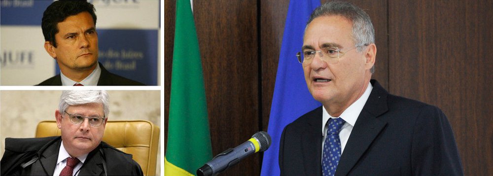 Na semana passada, o presidente do Senado, Renan Calheiros (PMDB-AL), disse que não entendia o convite feito ao juiz Sérgio Moro como uma provocação e que qualquer pessoa "de bom senso" é contra o abuso de autoridade; "Democracia é isso, é trazer as pessoas ao Congresso para que elas tenham a possibilidade de discutir. Vamos dialogar, construir convergências, ouvir os argumentos de lado a lado", disse Renan (Foto: Paulo Emílio) Na semana passada, o presidente do Senado, Renan Calheiros (PMDB-AL), disse que não entendia o convite feito ao juiz Sérgio Moro como uma provocação e que qualquer pessoa "de bom senso" é contra o abuso de autoridade; "Democracia é isso, é trazer as pessoas ao Congresso para que elas tenham a possibilidade de discutir. Vamos dialogar, construir convergências, ouvir os argumentos de lado a lado", disse Renan