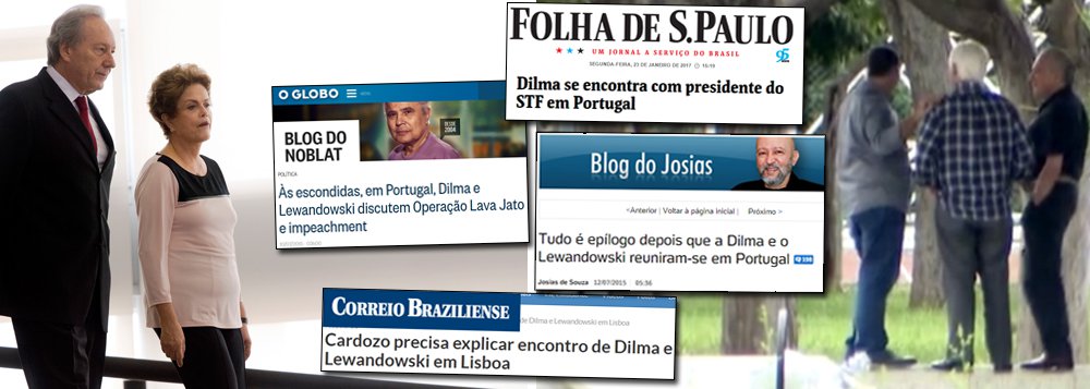 O encontro de "velhos amigos" nos jardins do Jaburu entre Gilmar Mendes e Michel Temer, um juiz e um investigado, serviu para comprovar o duplo padrão de julgamento da imprensa brasileira; antes do golpe parlamentar de 2016, essa mesma imprensa se escandalizou quando a presidente Dilma Rousseff se encontrou com Ricardo Lewandowski em Portugal para tratar do reajuste do Judiciário; a gritaria foi intensa e o então ministro José Eduardo Cardozo foi chamado a prestar explicações; agora, com o encontro entre Temer e Gilmar ocorre poucos dias após a morte de Teori Zavascki, que estava prestes a homologar as delações da Odebrecht, que atingem o Palácio do Planalto e vários de seus ministros, a imprensa se cala; assista vídeo do canal Notícias Comentadas (Foto: Leonardo Attuch) O encontro de "velhos amigos" nos jardins do Jaburu entre Gilmar Mendes e Michel Temer, um juiz e um investigado, serviu para comprovar o duplo padrão de julgamento da imprensa brasileira; antes do golpe parlamentar de 2016, essa mesma imprensa se escandalizou quando a presidente Dilma Rousseff se encontrou com Ricardo Lewandowski em Portugal para tratar do reajuste do Judiciário; a gritaria foi intensa e o então ministro José Eduardo Cardozo foi chamado a prestar explicações; agora, com o encontro entre Temer e Gilmar ocorre poucos dias após a morte de Teori Zavascki, que estava prestes a homologar as delações da Odebrecht, que atingem o Palácio do Planalto e vários de seus ministros, a imprensa se cala; assista vídeo do canal Notícias Comentadas