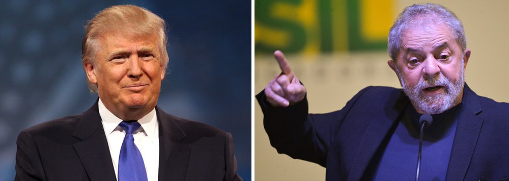 O presidente eleito dos Estados Unidos, Donald Trump, elogiou medidas do governo de Luiz Inácio Lula Silva em uma entrevista concedida em 2004, quando o petista estava na Presidência do Brasil; "Lula está realizando um trabalho admirável, da melhor qualidade. Estou muito otimista com relação ao seu governo", avaliou o republicano em entrevista à Folha de S.Paulo quando o reality show "O Aprendiz", que comandava, estava prestes a estrear na tv norte-americana (Foto: Giuliana Miranda) O presidente eleito dos Estados Unidos, Donald Trump, elogiou medidas do governo de Luiz Inácio Lula Silva em uma entrevista concedida em 2004, quando o petista estava na Presidência do Brasil; "Lula está realizando um trabalho admirável, da melhor qualidade. Estou muito otimista com relação ao seu governo", avaliou o republicano em entrevista à Folha de S.Paulo quando o reality show "O Aprendiz", que comandava, estava prestes a estrear na tv norte-americana