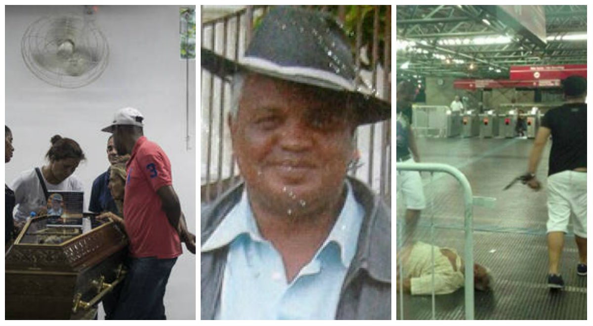 Maria Souza Santos, viúva do ambulante Luiz Carlos Ruas. espancado até a morte no metrô de São Paulo .2 (Foto: Leonardo Attuch) Maria Souza Santos, viúva do ambulante Luiz Carlos Ruas. espancado até a morte no metrô de São Paulo .2