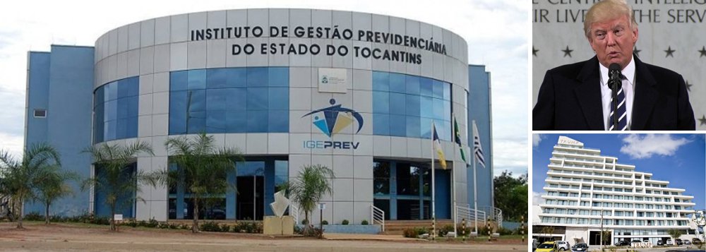 O Igeprev (Instituto de Gestão Previdenciária do Estado de Tocantins) abriu uma sindicância e detectou indícios de irregularidades nos investimentos feitos pela entidade em um fundo de investimento brasileiro ligado à The Trump Organization, da família do presidente dos Estados Unidos, Donald J. Trump; segundo relatórios entregues ao MPF, o instituto investiu R$ 35 milhões na construção de um hotel da marca Trump no Rio mesmo depois de o órgão técnico do instituto recomendar a suspensão do investimento; MPF investiga se houve pagamento de propina a gestores de fundos de pensão para que eles investissem na construção do hotel (Foto: Leonardo Lucena) O Igeprev (Instituto de Gestão Previdenciária do Estado de Tocantins) abriu uma sindicância e detectou indícios de irregularidades nos investimentos feitos pela entidade em um fundo de investimento brasileiro ligado à The Trump Organization, da família do presidente dos Estados Unidos, Donald J. Trump; segundo relatórios entregues ao MPF, o instituto investiu R$ 35 milhões na construção de um hotel da marca Trump no Rio mesmo depois de o órgão técnico do instituto recomendar a suspensão do investimento; MPF investiga se houve pagamento de propina a gestores de fundos de pensão para que eles investissem na construção do hotel