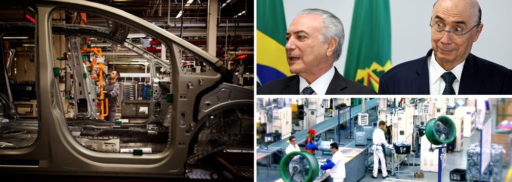 Os dados da produção industrial de novembro confirmam que a economia brasileira mergulhou na mais profunda depressão; em novembro deste ano, houve queda de 1,1% na comparação com o mesmo mês do ano anterior, quando o mercado apostava em expansão de 0,45%; dados indicam que o Brasil terá queda do PIB também no quarto trimestre deste ano; como a dupla Temer-Meirelles foi incapaz de restaurar a confiança, será necessário cortar pelo menos R$ 20 bilhões do orçamento em 2017, para não estourar uma meta fiscal que já prevê um rombo de R$ 139 bilhões, mas já se fala até em cortes de R$ 50 bilhões; depois do golpe, o Brasil migrou para a última posição no mundo em dinamismo industrial; queda acumulada em 2016 foi de 7,1% (Foto: Leonardo Attuch) Os dados da produção industrial de novembro confirmam que a economia brasileira mergulhou na mais profunda depressão; em novembro deste ano, houve queda de 1,1% na comparação com o mesmo mês do ano anterior, quando o mercado apostava em expansão de 0,45%; dados indicam que o Brasil terá queda do PIB também no quarto trimestre deste ano; como a dupla Temer-Meirelles foi incapaz de restaurar a confiança, será necessário cortar pelo menos R$ 20 bilhões do orçamento em 2017, para não estourar uma meta fiscal que já prevê um rombo de R$ 139 bilhões, mas já se fala até em cortes de R$ 50 bilhões; depois do golpe, o Brasil migrou para a última posição no mundo em dinamismo industrial; queda acumulada em 2016 foi de 7,1%