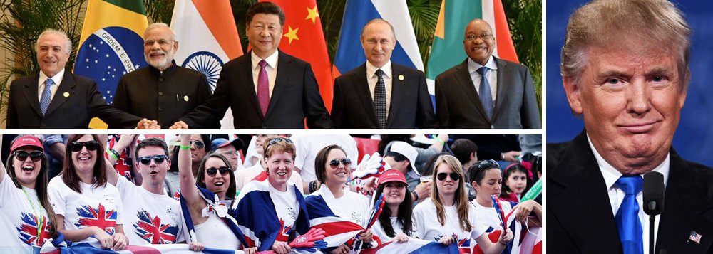 "O mundo que surge do Brexit, da eleição de Trump, da profunda crise da União Europeia e, sobretudo, dos Brics, é um mundo de transição entre aquele da globalização comandada pelos EUA e seu modelo neoliberal, e o que aponta para mecanismos de retomada do crescimento, de resolução negociada dos conflitos internacionais, de fortalecimento dos Estados nacionais e dos processos de integração regional e de intercâmbio Sul-Sul", diz o colunista Emir Sader; no entanto, ele afirma que "na contramão dessas fortes tendências mundiais, o Brasil, com o golpe, assume uma política externa medíocre e conservadora" (Foto: Emir Sader) "O mundo que surge do Brexit, da eleição de Trump, da profunda crise da União Europeia e, sobretudo, dos Brics, é um mundo de transição entre aquele da globalização comandada pelos EUA e seu modelo neoliberal, e o que aponta para mecanismos de retomada do crescimento, de resolução negociada dos conflitos internacionais, de fortalecimento dos Estados nacionais e dos processos de integração regional e de intercâmbio Sul-Sul", diz o colunista Emir Sader; no entanto, ele afirma que "na contramão dessas fortes tendências mundiais, o Brasil, com o golpe, assume uma política externa medíocre e conservadora"