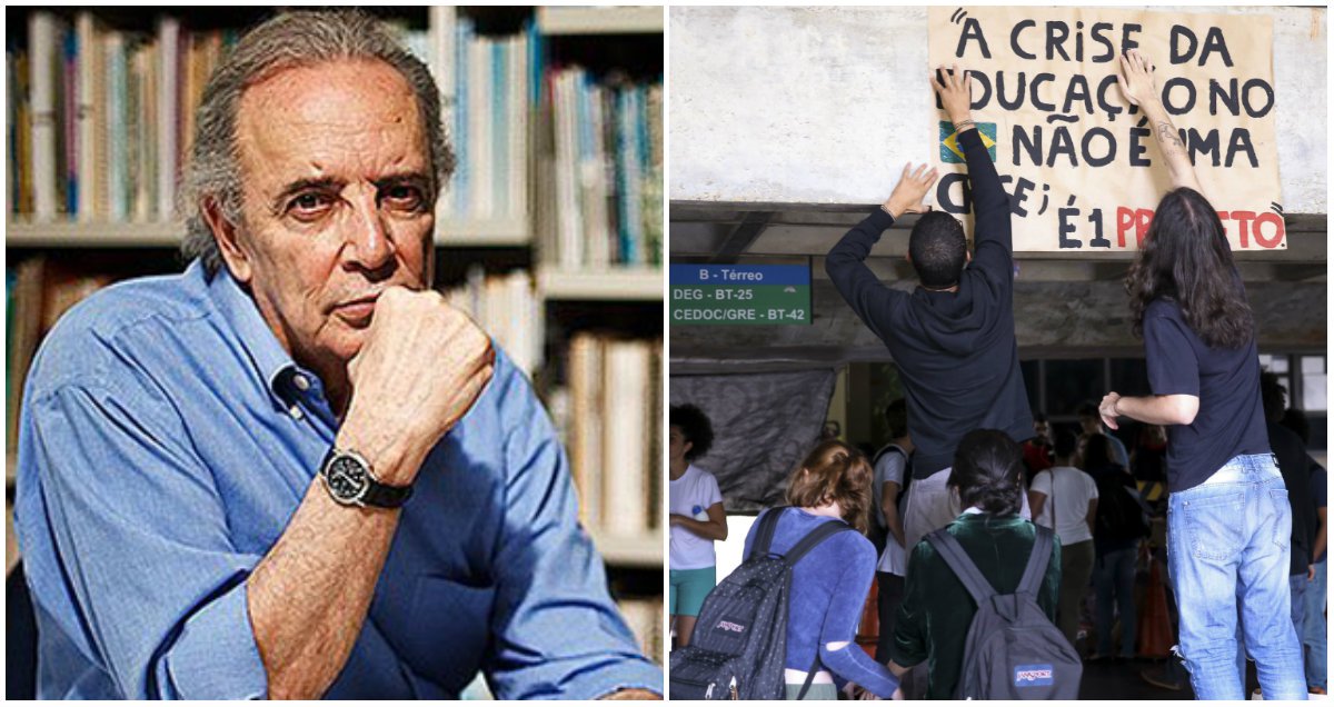 Para o jornalista Janio de Freitas, o movimento dos estudantes em todo o País vai resistir "caso o governo não admita que cometeu um ato de autoritarismo, com a imposição de uma alegada 'reforma do ensino' sem a discutir sequer com uma das várias partes diretamente envolvidas no assunto"; ele critica ainda a "indiferença" do governador Geraldo Alckmin, que deseja a presidência: "A cada episódio de sua PM ditatorialesca, Alckmin comparece com suas falazinhas de bom moço" (Foto: Gisele Federicce) Para o jornalista Janio de Freitas, o movimento dos estudantes em todo o País vai resistir "caso o governo não admita que cometeu um ato de autoritarismo, com a imposição de uma alegada 'reforma do ensino' sem a discutir sequer com uma das várias partes diretamente envolvidas no assunto"; ele critica ainda a "indiferença" do governador Geraldo Alckmin, que deseja a presidência: "A cada episódio de sua PM ditatorialesca, Alckmin comparece com suas falazinhas de bom moço"