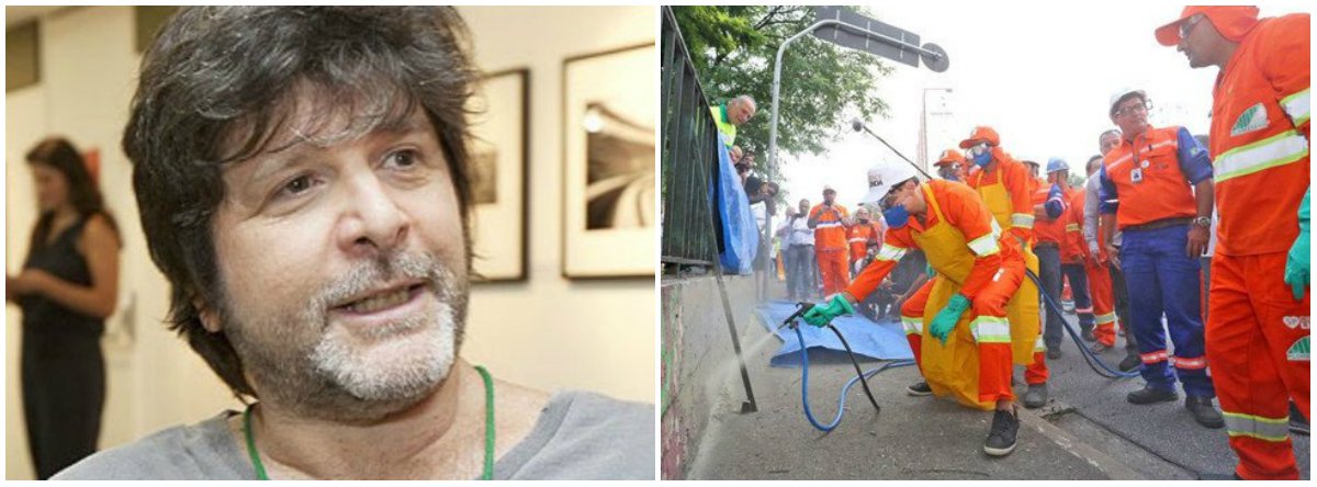 "Ao jogar uma tinta cinza sobre os grafites da Avenida 23 de Maio, Doria não cometeu dano ao patrimônio público?", questionou o jornalista Marcelo Rubens Paiva, em crítica ao prefeito de São Paulo, João Doria (PSDB), "Grafiteiros estão sendo tratados como bandidos. Aquele que tentou recuperar sua obra, pichada de cinza pela prefeitura, foi preso", disse o escritor; vale ressaltar que os grafites da 23 de maio foram obras públicas feitas com dinheiro da prefeitura, que, inclusive, comemorou a decisão, lembrou o escritor; leia o despacho do executivo sobre a medida resgatado pelo jornalista (Foto: Leonardo Lucena) "Ao jogar uma tinta cinza sobre os grafites da Avenida 23 de Maio, Doria não cometeu dano ao patrimônio público?", questionou o jornalista Marcelo Rubens Paiva, em crítica ao prefeito de São Paulo, João Doria (PSDB), "Grafiteiros estão sendo tratados como bandidos. Aquele que tentou recuperar sua obra, pichada de cinza pela prefeitura, foi preso", disse o escritor; vale ressaltar que os grafites da 23 de maio foram obras públicas feitas com dinheiro da prefeitura, que, inclusive, comemorou a decisão, lembrou o escritor; leia o despacho do executivo sobre a medida resgatado pelo jornalista